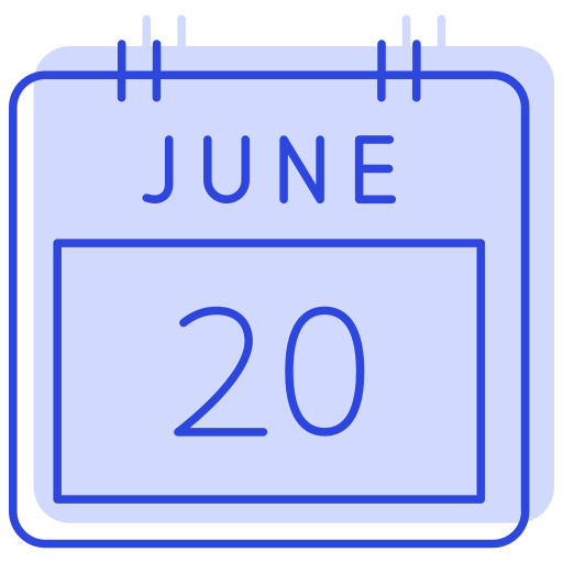 20 de junio icono gratis