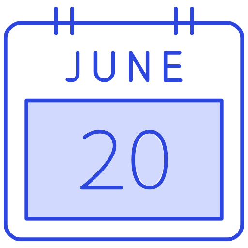 20 de junio icono gratis