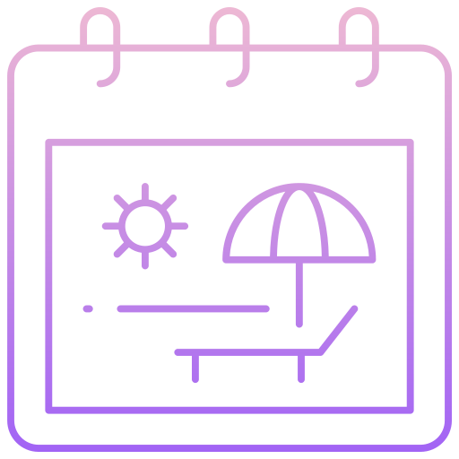 vacances Icône gratuit