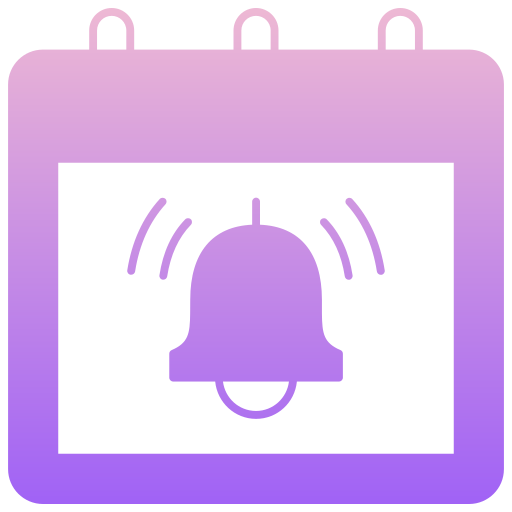 alerta de calendario icono gratis