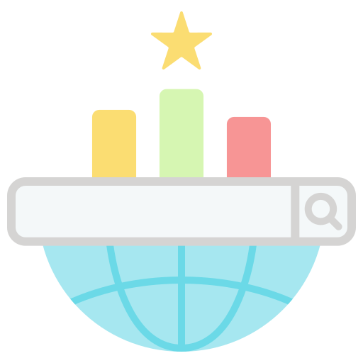 pagerank (ranking de página) icono gratis