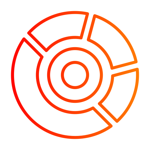 Donut chart free icon Donut chart free icon