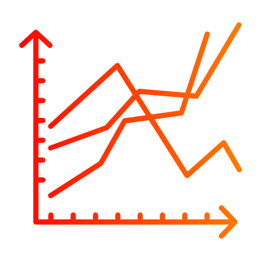 gráfico apilado icono gratis