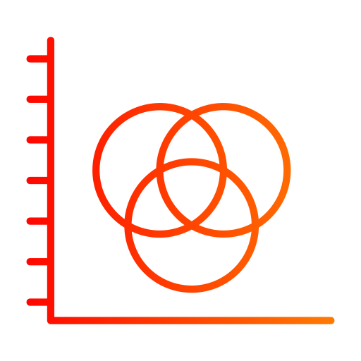 diagrama de venn icono gratis