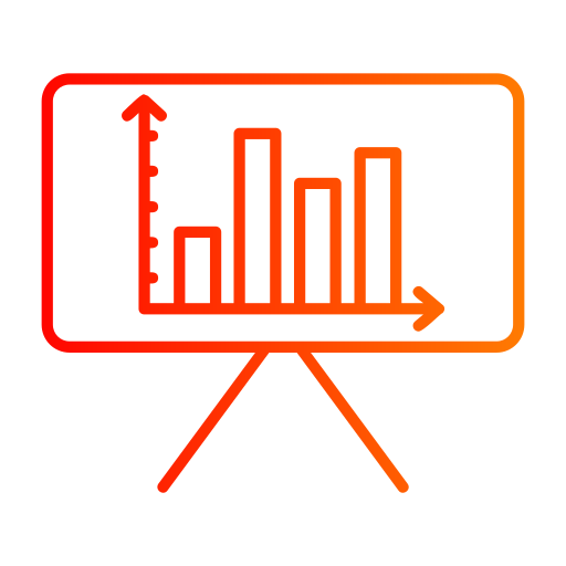 gráfico de columnas icono gratis