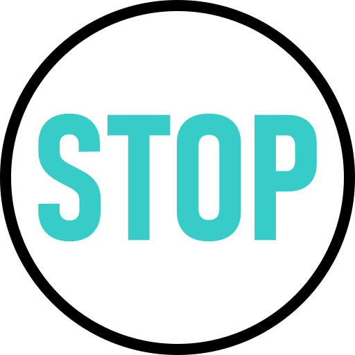 Stop free icon