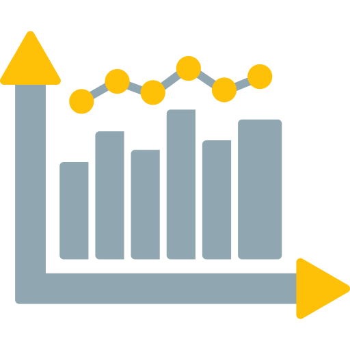 gráfico de barras icono gratis