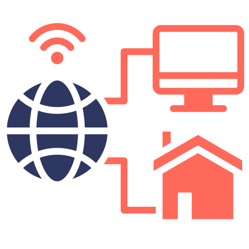 internet de las cosas icono gratis