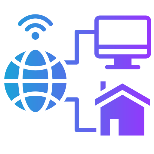 internet de las cosas icono gratis