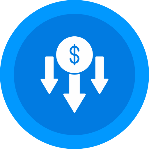 Low price free icon