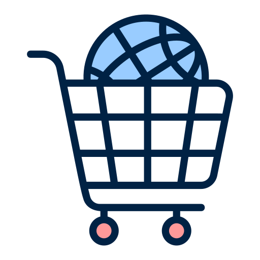 compras globales icono gratis