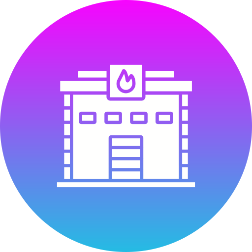 estación de bomberos icono gratis