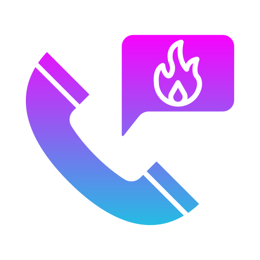 llamada de emergencia icono gratis