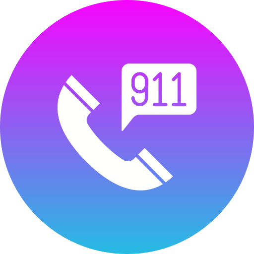 llama al 911 icono gratis