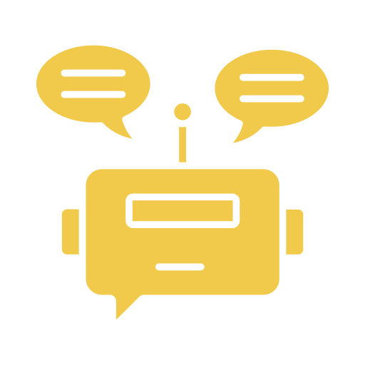 robot conversacional icono gratis