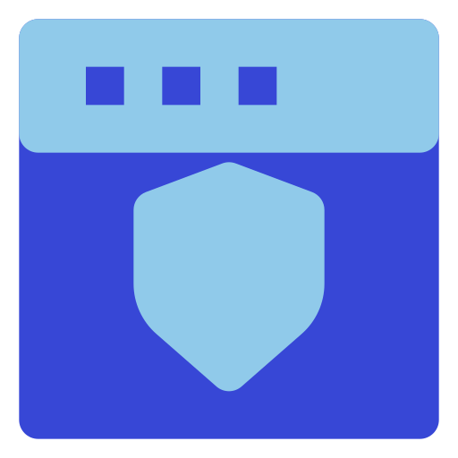 sitio web de shield icono gratis