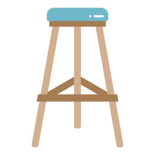 silla de madera icono gratis