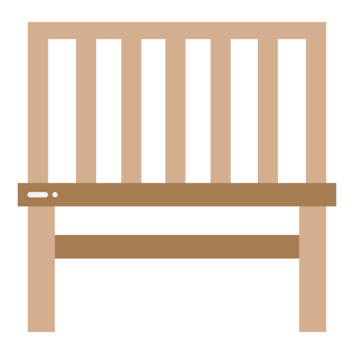 silla de madera icono gratis