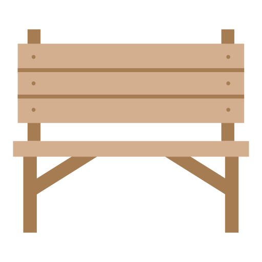 silla de madera icono gratis