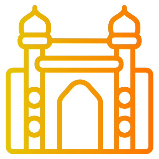 puerta de la india icono gratis