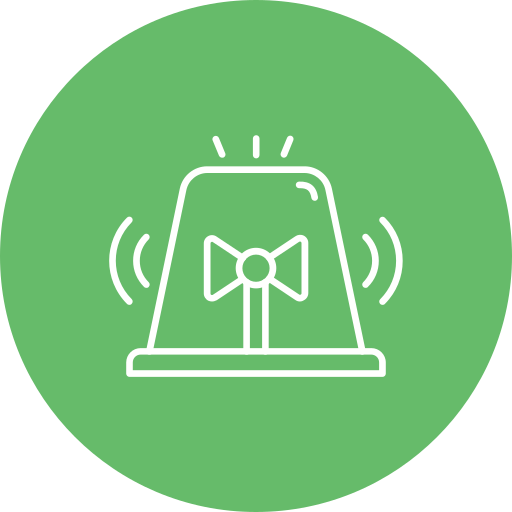Alarm free icon