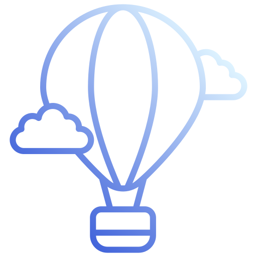 globo aerostático icono gratis