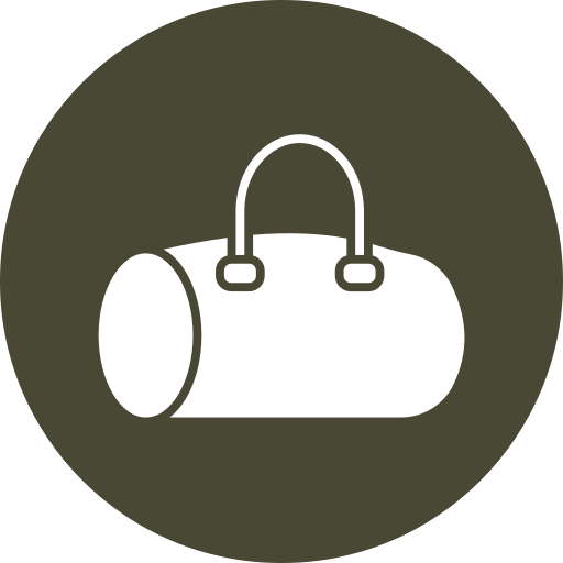 bolsa de lona icono gratis