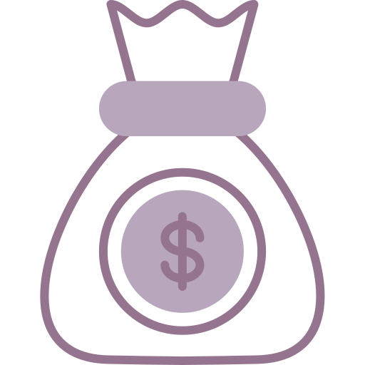 돈가방 무료 아이콘