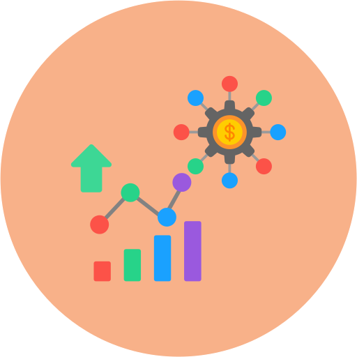 diagrama de negocios icono gratis