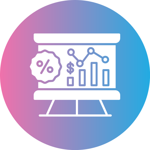 présentation financière Icône gratuit présentation financière Icône gratuit