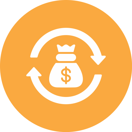 Возврат инвестиций бесплатно иконка