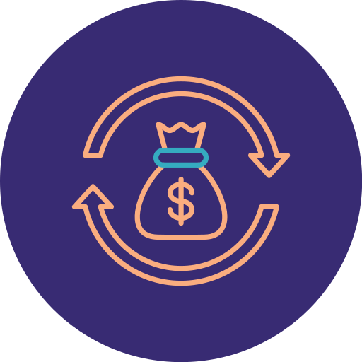 Возврат инвестиций бесплатно иконка