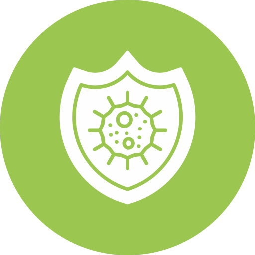 Bacteria free icon Bacteria free icon