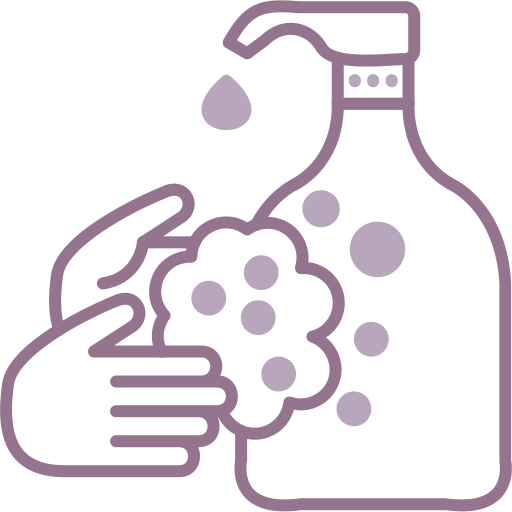 Hand wash free icon Hand wash free icon