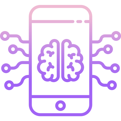 Inteligencia artificial icono gratis