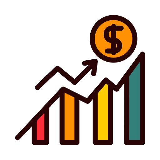 croissance économique Icône gratuit