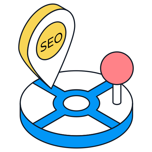 ubicación seo icono gratis