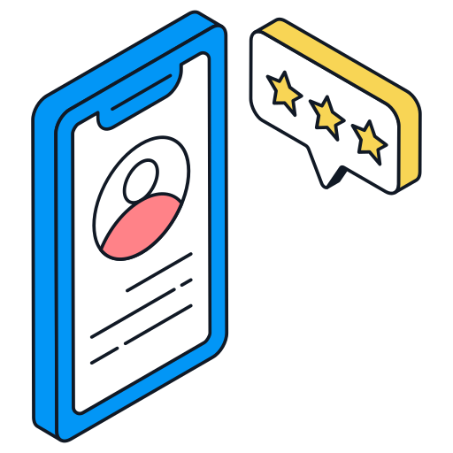 Customer reviews free icon