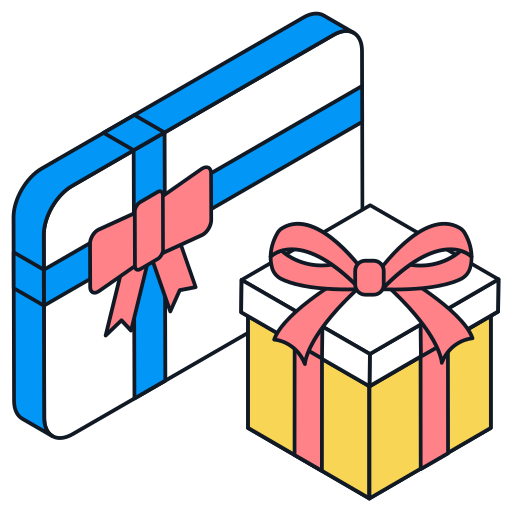 tarjeta de regalo icono gratis