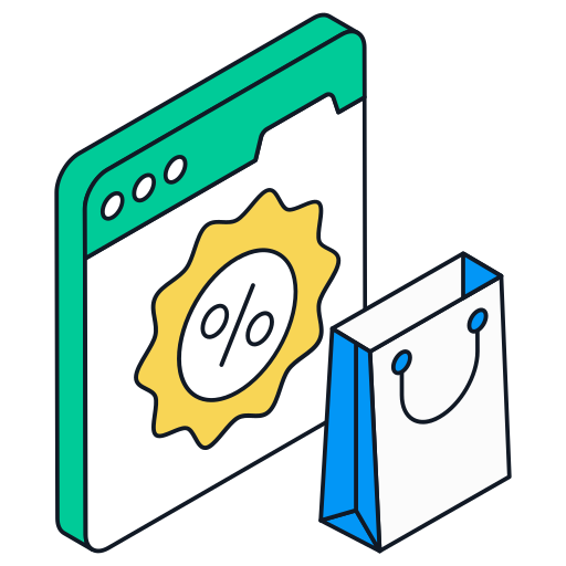 oferta de venta icono gratis