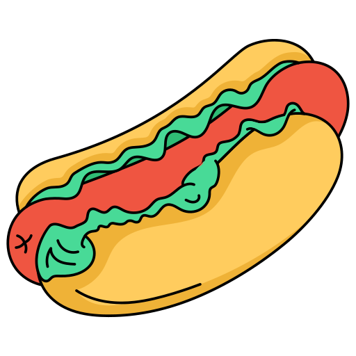 hot dog icono gratis