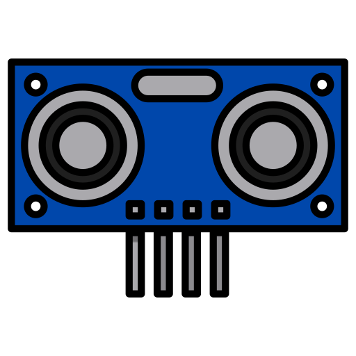 sensor ultrasónico icono gratis