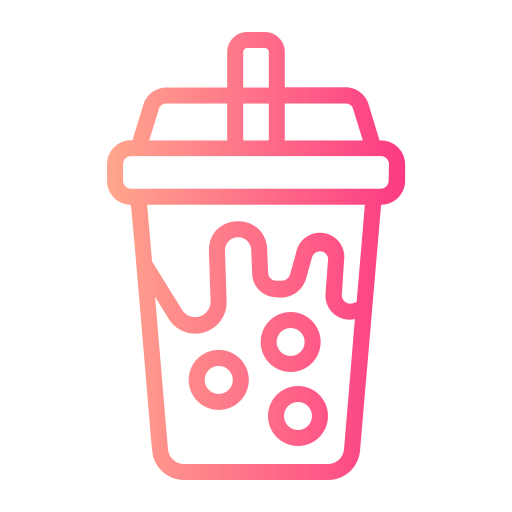 té de burbujas icono gratis