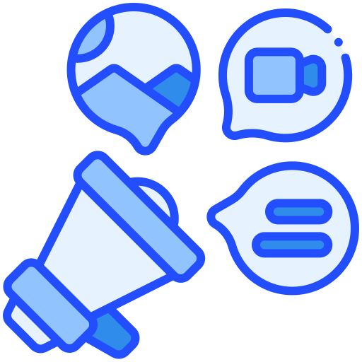 marketing de contenidos icono gratis