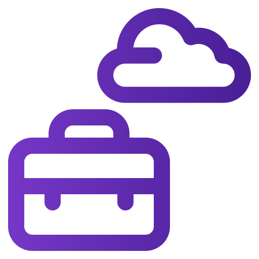 maletín icono gratis