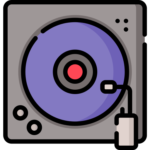 reproductor de vinilo icono gratis