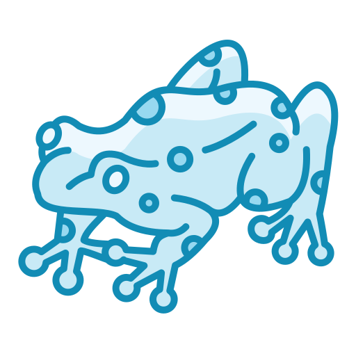 blauer pfeilgiftfrosch kostenlos Icon blauer pfeilgiftfrosch kostenlos Icon