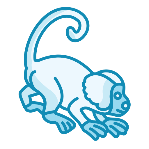 weißbüschelaffe kostenlos Icon