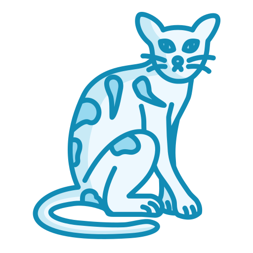 gato de savannah icono gratis