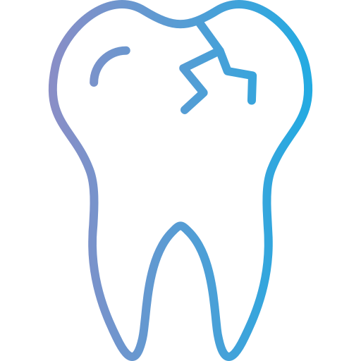Сломанный зуб бесплатно иконка